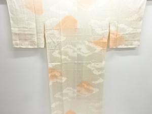 未使用品　雲模様暈し単衣長襦袢